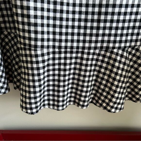 J.CREW Factory Funnel Neck Gingham Dress - Picture 7 of 9